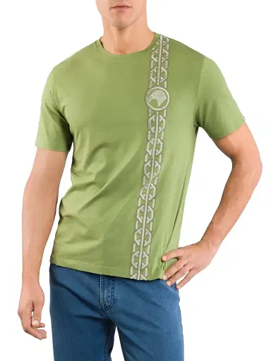 Stefano Ricci Men's T-Shirt - Green | Thumbnail 2 Stefano Ricci Men's T-Shirt - Green | Thumbnail 2