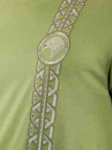 Stefano Ricci Men's T-Shirt - Green | Thumbnail 4 Stefano Ricci Men's T-Shirt - Green | Thumbnail 4