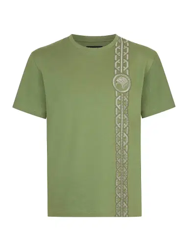 Stefano Ricci Men's T-Shirt - Green | Thumbnail 1 Stefano Ricci Men's T-Shirt - Green | Thumbnail 1