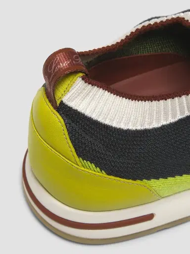 Loro Piana Men's 360 Flexy Walk Colorama Wish Silk Sneakers - Urban Digital | Thumbnail 5 Loro Piana Men's 360 Flexy Walk Colorama Wish Silk Sneakers - Urban Digital | Thumbnail 5