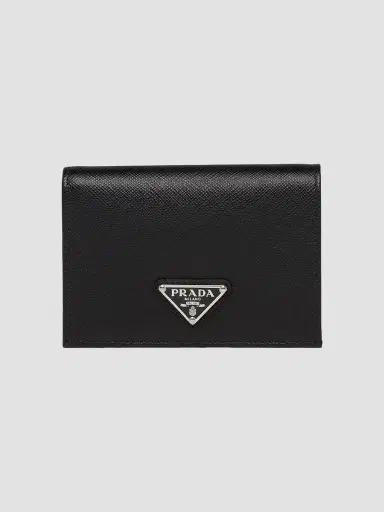 Prada Women's Saffiano Leather Wallet - Black | Thumbnail 5 Prada Women's Saffiano Leather Wallet - Black | Thumbnail 5
