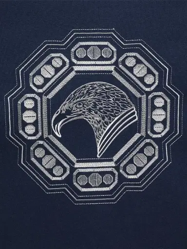 Stefano Ricci Men's T-Shirt - Dark Blue | Thumbnail 6 Stefano Ricci Men's T-Shirt - Dark Blue | Thumbnail 6