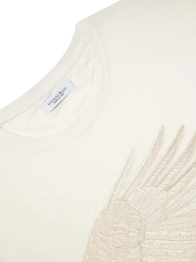 Stefano Ricci Men's T-Shirt - White | Thumbnail 4 Stefano Ricci Men's T-Shirt - White | Thumbnail 4