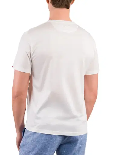 Stefano Ricci Men's T-Shirt - Milk White | Thumbnail 5 Stefano Ricci Men's T-Shirt - Milk White | Thumbnail 5