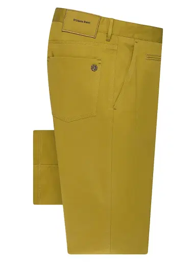 Stefano Ricci Men's Casual Trousers - Mustard | Thumbnail 1 Stefano Ricci Men's Casual Trousers - Mustard | Thumbnail 1