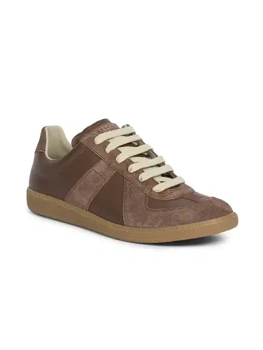 Maison Margiela Men's Replica Leather & Suede Sneakers | Thumbnail 2 Maison Margiela Men's Replica Leather & Suede Sneakers | Thumbnail 2