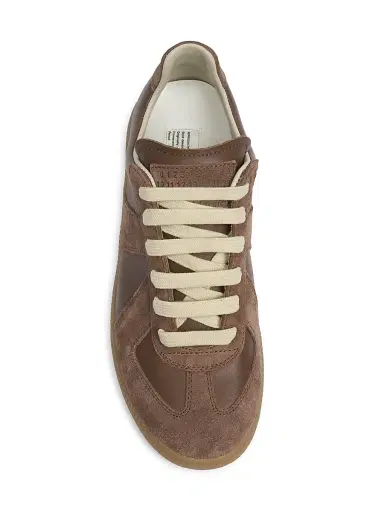 Maison Margiela Men's Replica Leather & Suede Sneakers | Thumbnail 3 Maison Margiela Men's Replica Leather & Suede Sneakers | Thumbnail 3