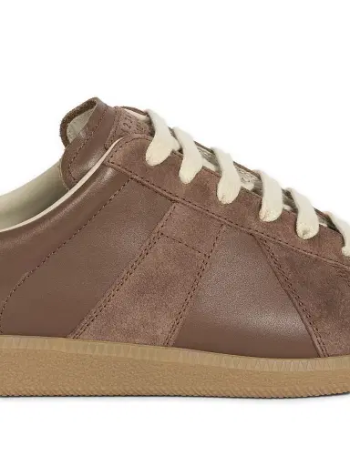 Maison Margiela Men's Replica Leather & Suede Sneakers | Thumbnail 4 Maison Margiela Men's Replica Leather & Suede Sneakers | Thumbnail 4