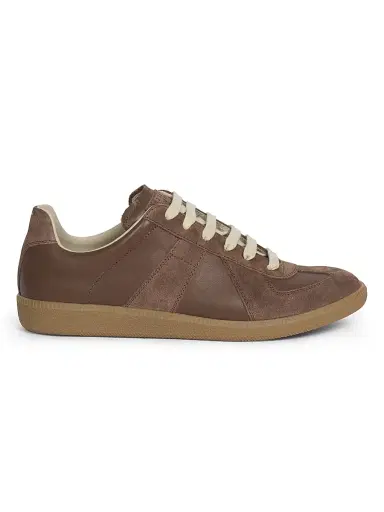 Maison Margiela Men's Replica Leather & Suede Sneakers | Thumbnail 1 Maison Margiela Men's Replica Leather & Suede Sneakers | Thumbnail 1