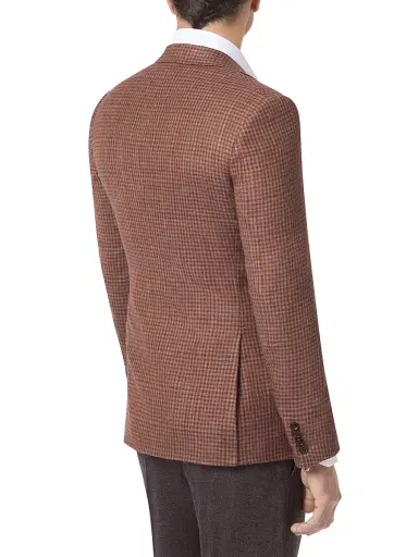 Stefano Ricci Men's Woven Jacket 2 Buttons - Brown | Thumbnail 3 Stefano Ricci Men's Woven Jacket 2 Buttons - Brown | Thumbnail 3