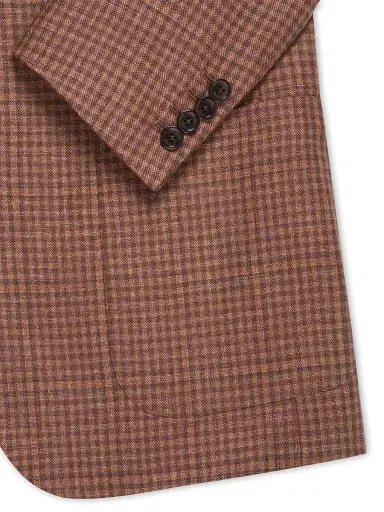 Stefano Ricci Men's Woven Jacket 2 Buttons - Brown | Thumbnail 4 Stefano Ricci Men's Woven Jacket 2 Buttons - Brown | Thumbnail 4