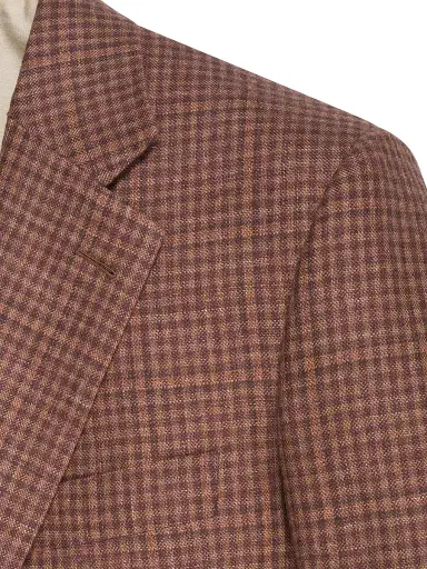 Stefano Ricci Men's Woven Jacket 2 Buttons - Brown | Thumbnail 5 Stefano Ricci Men's Woven Jacket 2 Buttons - Brown | Thumbnail 5