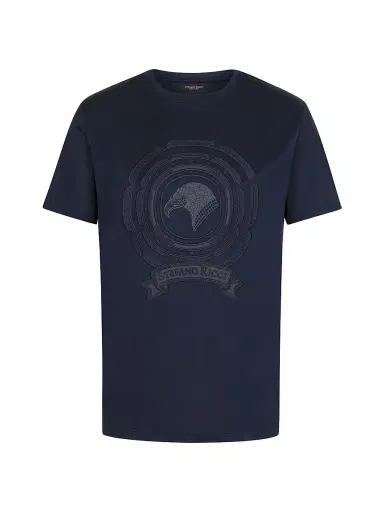 Stefano Ricci Men's T-Shirt - Blue | Thumbnail 1 Stefano Ricci Men's T-Shirt - Blue | Thumbnail 1