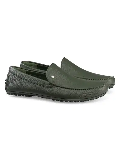 Stefano Ricci Men's Deer and Calfskin Leather Driving Shoes - Green Woods - Size 11.5 | Thumbnail 2 Stefano Ricci Men's Deer and Calfskin Leather Driving Shoes - Green Woods - Size 11.5 | Thumbnail 2