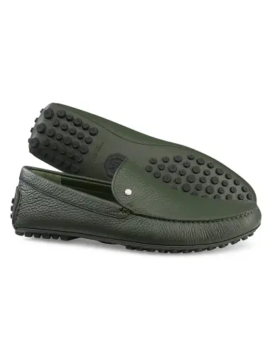 Stefano Ricci Men's Deer and Calfskin Leather Driving Shoes - Green Woods - Size 11.5 | Thumbnail 3 Stefano Ricci Men's Deer and Calfskin Leather Driving Shoes - Green Woods - Size 11.5 | Thumbnail 3