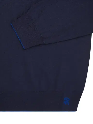 Stefano Ricci Men's Zip Polo Shirt | Thumbnail 6 Stefano Ricci Men's Zip Polo Shirt | Thumbnail 6