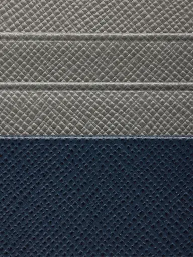 Prada Men's Saffiano Leather Card Holder - Blue | Thumbnail 3 Prada Men's Saffiano Leather Card Holder - Blue | Thumbnail 3