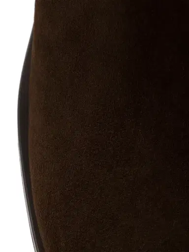 Prada Women's Suede Booties - Brown | Thumbnail 6 Prada Women's Suede Booties - Brown | Thumbnail 6
