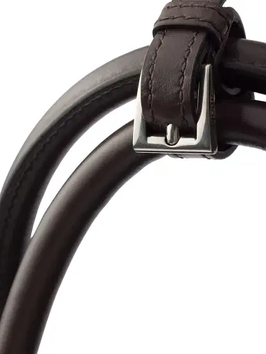Prada Men's Buckle Suede Bag with Belt - Dark Brown | Thumbnail 6 Prada Men's Buckle Suede Bag with Belt - Dark Brown | Thumbnail 6