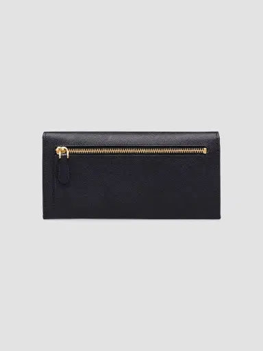 Prada Women's Saffiano Leather Wallet - Black | Thumbnail 2 Prada Women's Saffiano Leather Wallet - Black | Thumbnail 2