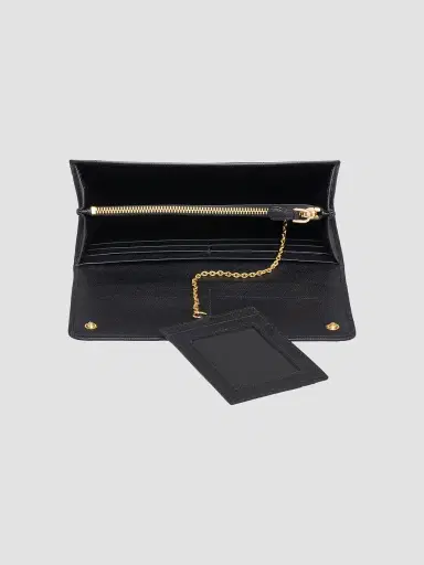 Prada Women's Saffiano Leather Wallet - Black | Thumbnail 3 Prada Women's Saffiano Leather Wallet - Black | Thumbnail 3