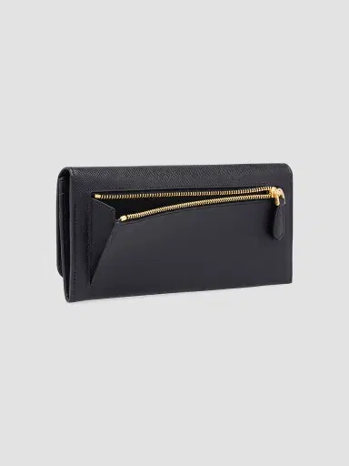 Prada Women's Saffiano Leather Wallet - Black | Thumbnail 4 Prada Women's Saffiano Leather Wallet - Black | Thumbnail 4