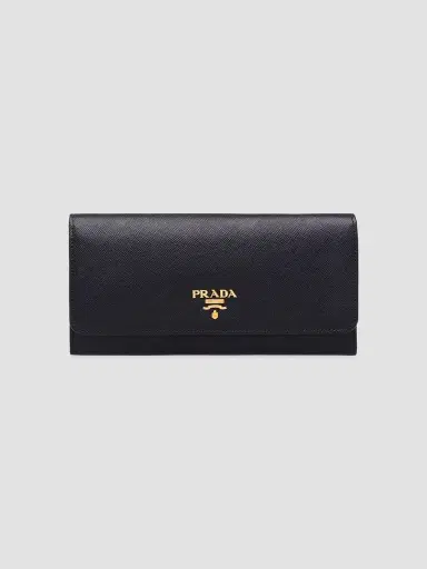 Prada Women's Saffiano Leather Wallet - Black | Thumbnail 5 Prada Women's Saffiano Leather Wallet - Black | Thumbnail 5