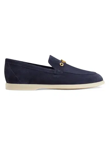 Stefano Ricci Men's Suede Loafers - Blue | Thumbnail 1 Stefano Ricci Men's Suede Loafers - Blue | Thumbnail 1