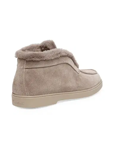 Santoni Women's Fortune Suede Booties | Thumbnail 4 Santoni Women's Fortune Suede Booties | Thumbnail 4