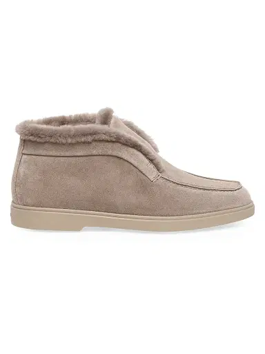 Santoni Women's Fortune Suede Booties | Thumbnail 1 Santoni Women's Fortune Suede Booties | Thumbnail 1