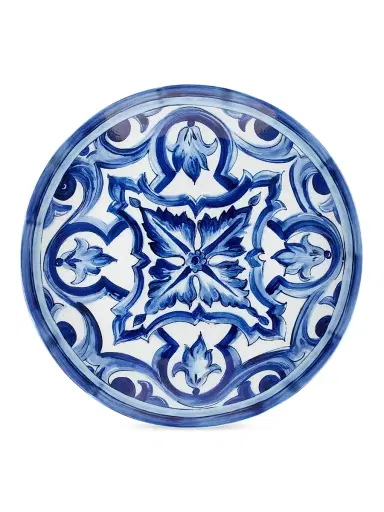 Dolce & Gabbana Blue Mediterraneo Stella 2-Piece Dessert Plate Set | Thumbnail 3 Dolce & Gabbana Blue Mediterraneo Stella 2-Piece Dessert Plate Set | Thumbnail 3