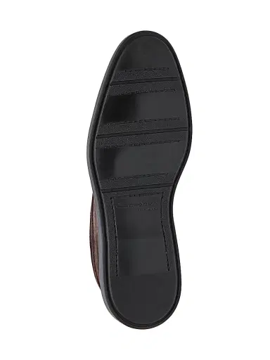 Santoni Men's Suede Slip-On Chukka Boots - Dark Brown | Thumbnail 7 Santoni Men's Suede Slip-On Chukka Boots - Dark Brown | Thumbnail 7
