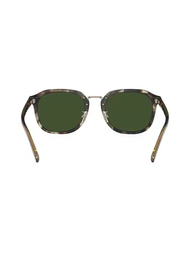 COACH Men's 54MM Round Sunglasses - Tan Havana Green | Thumbnail 5 COACH Men's 54MM Round Sunglasses - Tan Havana Green | Thumbnail 5