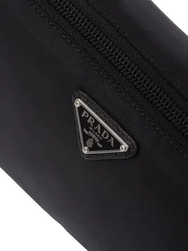Prada Men's Re-Nylon Pouch - Black | Thumbnail 5 Prada Men's Re-Nylon Pouch - Black | Thumbnail 5