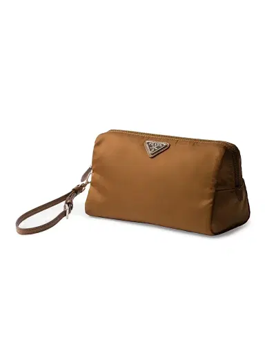 Prada Men's Re-Nylon Pouch - Black | Thumbnail 7 Prada Men's Re-Nylon Pouch - Black | Thumbnail 7