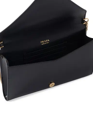 Prada Women's Patent Leather Mini-Bag - Black | Thumbnail 4 Prada Women's Patent Leather Mini-Bag - Black | Thumbnail 4