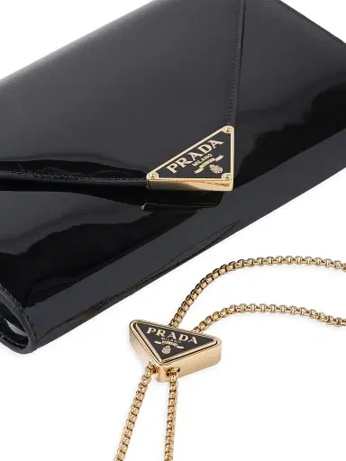 Prada Women's Patent Leather Mini-Bag - Black | Thumbnail 5 Prada Women's Patent Leather Mini-Bag - Black | Thumbnail 5