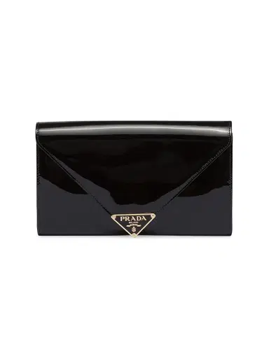 Prada Women's Patent Leather Mini-Bag - Black | Thumbnail 1 Prada Women's Patent Leather Mini-Bag - Black | Thumbnail 1