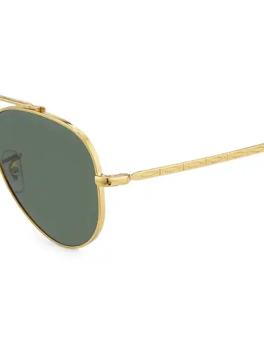 Ray-Ban Men's RB3625 50MM Aviator Sunglasses - Yellow Gold Dark Green | Thumbnail 3 Ray-Ban Men's RB3625 50MM Aviator Sunglasses - Yellow Gold Dark Green | Thumbnail 3