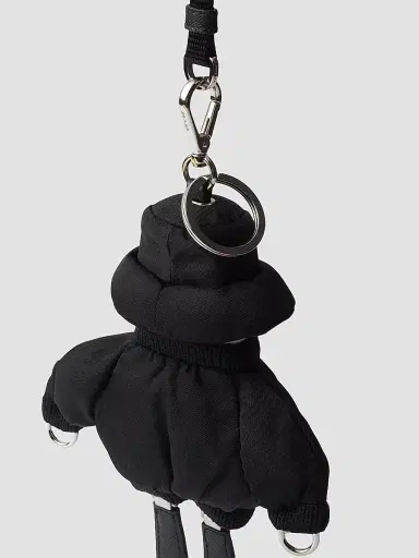 Prada Women's Re-Nylon Key Ring Trick with Shoulder Strap - Black | Thumbnail 3 Prada Women's Re-Nylon Key Ring Trick with Shoulder Strap - Black | Thumbnail 3