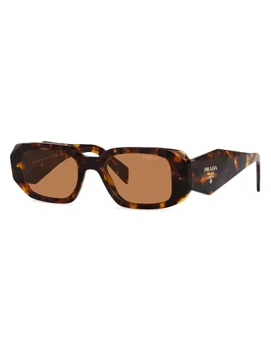 Prada Men's Symbole 49MM Rectangle Sunglasses - Tortoise | Thumbnail 1 Prada Men's Symbole 49MM Rectangle Sunglasses - Tortoise | Thumbnail 1