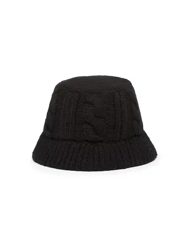 Prada Women's Wool Bucket Hat - Black - Size Large | Thumbnail 3 Prada Women's Wool Bucket Hat - Black - Size Large | Thumbnail 3