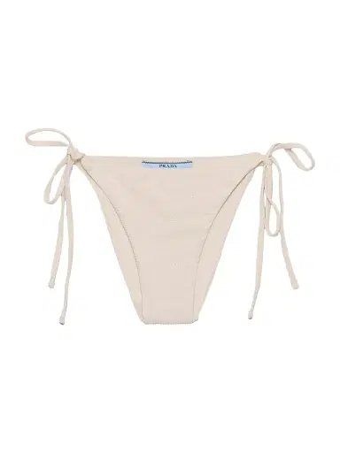 Prada Women's Jersey Bikini Bottom with Rhinestones - Pink - Size Large | Thumbnail 1 Prada Women's Jersey Bikini Bottom with Rhinestones - Pink - Size Large | Thumbnail 1