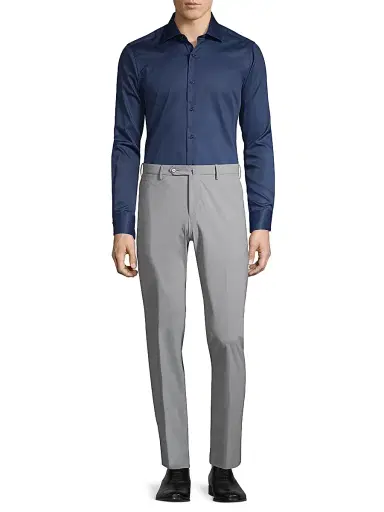 PT Torino Men's Super-Stretch Kinetic Trousers - Light Grey - Size 44 | Thumbnail 2 PT Torino Men's Super-Stretch Kinetic Trousers - Light Grey - Size 44 | Thumbnail 2