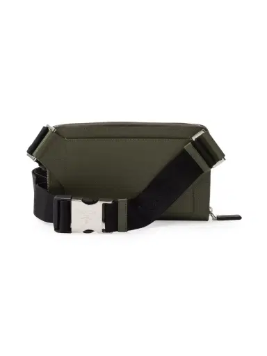 Prada Men's Saffiano Leather Belt Bag - Olive Green | Thumbnail 2 Prada Men's Saffiano Leather Belt Bag - Olive Green | Thumbnail 2