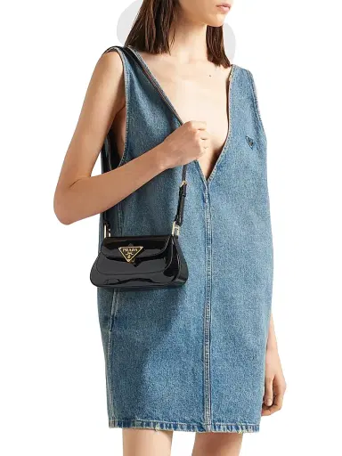 Prada Women's Denim Dress - Blue | Thumbnail 2 Prada Women's Denim Dress - Blue | Thumbnail 2