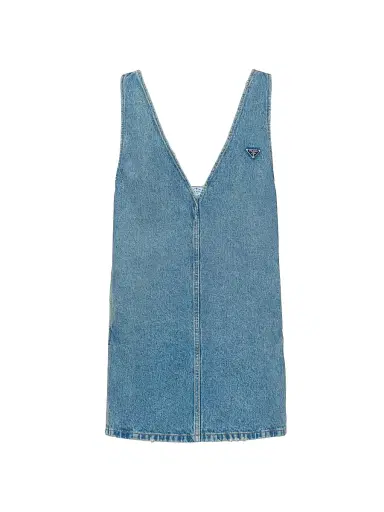 Prada Women's Denim Dress - Blue | Thumbnail 1 Prada Women's Denim Dress - Blue | Thumbnail 1