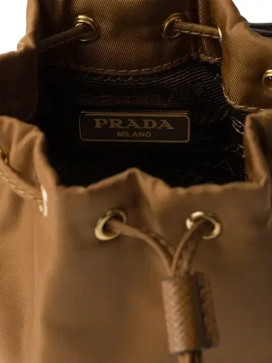 Prada Women's Re-Edition 1978 Re-Nylon Mini Pouch - Black | Thumbnail 6 Prada Women's Re-Edition 1978 Re-Nylon Mini Pouch - Black | Thumbnail 6