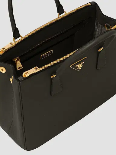 Prada Women's Large Galleria Saffiano Leather Top Handle Bag - Black | Thumbnail 5 Prada Women's Large Galleria Saffiano Leather Top Handle Bag - Black | Thumbnail 5
