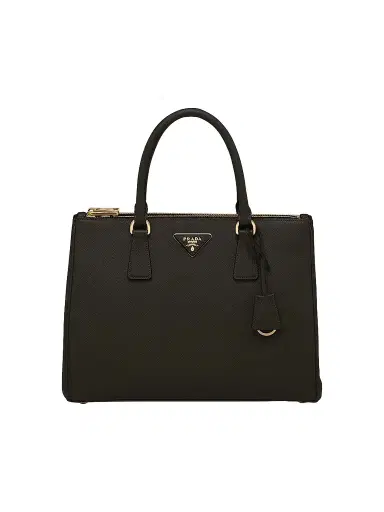 Prada Women's Large Galleria Saffiano Leather Top Handle Bag - Black | Thumbnail 1 Prada Women's Large Galleria Saffiano Leather Top Handle Bag - Black | Thumbnail 1
